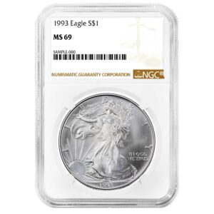 1993 $1 1-oz American Silver Eagle