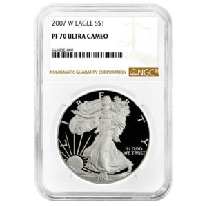 2007-W Proof American Silver Eagle NGC PF70 UC