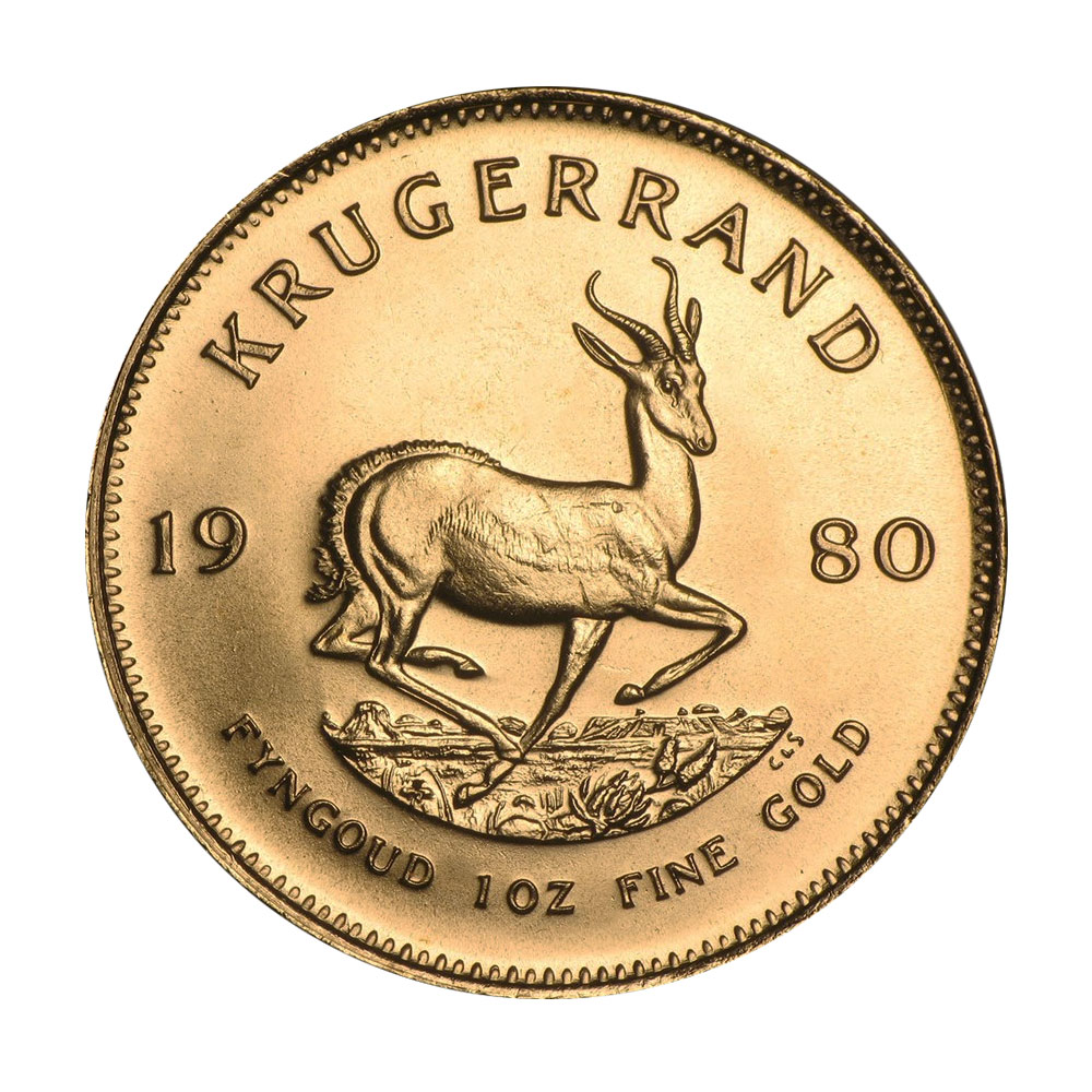 South Africa 1980 1-oz Gold Krugerrand Brilliant Uncirculated | eBay
