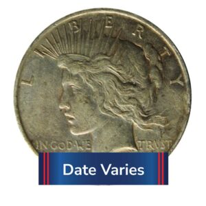 Random Date 1922-1935 Silver Peace Dollar Cull