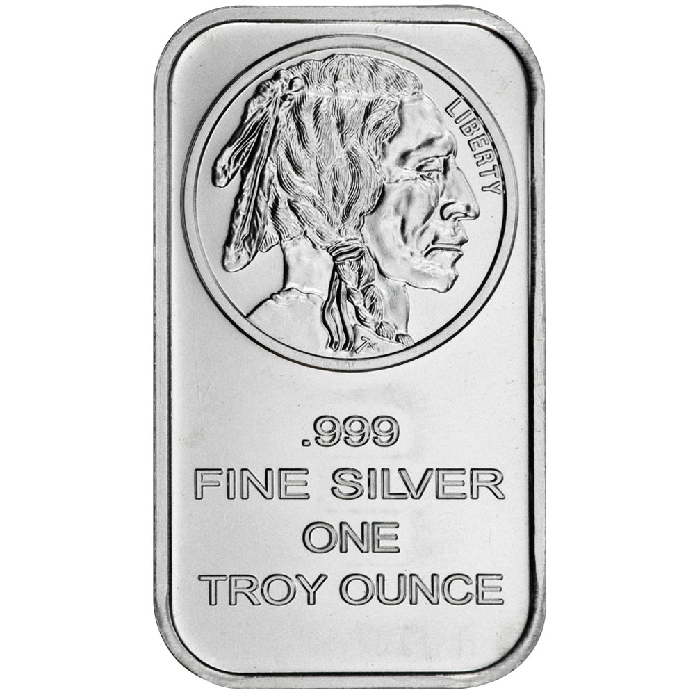 Buffalo Liberty 1 oz Silver Bar BU