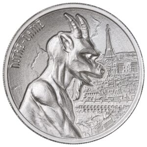 Intaglio Mint 2-oz Silver Round Gargoyle Type I BU