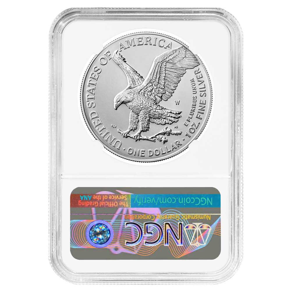 【新品】Silver Eagle シルバーイーグル銀貨2021PCGS MS70 新品】シルバー イーグル銀貨2021 Eagle PCGS MS70 T1 2021 Silver