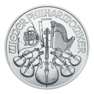 2022 Austria 1 oz Silver Philharmonic €1.50 Coin GEM BU