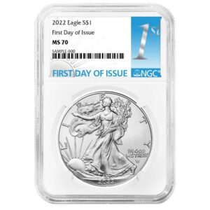 2022 $1 American Silver Eagle NGC MS70 FDI