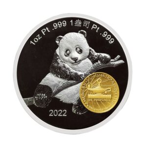 2022 China 1-oz Platinum ANA Show Panda Proof