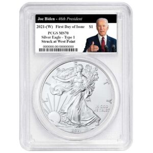 2021 (W) $1 1-oz T-1 American Silver Eagle