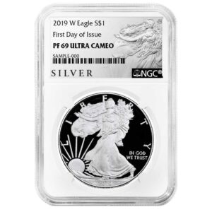 2019-W $1 1-oz Proof American Silver Eagle NGC PF69UC FDI ALS Label