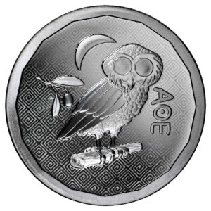 St. Helena 2024 £1 Athena Owl Stackable 1-oz Silver Coin BU