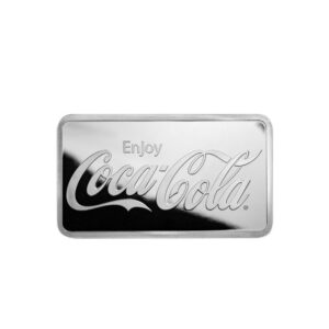 2023 5-oz Silver Coca-Cola Bar