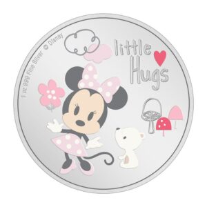 2024 Disney Baby Girl 1-oz Silver Coin By Agoro 2024 Minted