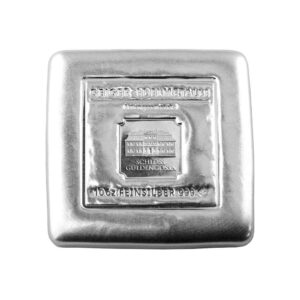 10-oz Silver Geiger Edelmetalle Original Cast Bar