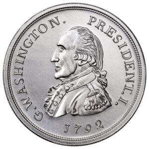 Intaglio Mint 2 oz Silver Round Getz Washington BU