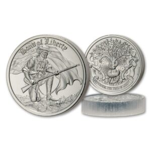 Sons of Liberty 2-oz Silver Round GEM BU