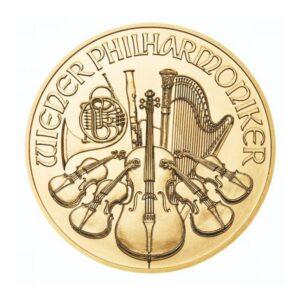 2022 Austria 1/10 oz Gold Philharmonic €10 Coin BU