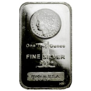 Highland Mint Morgan Dollar Design 1 oz Silver Bar