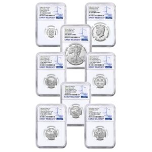 8-Coin Set - 2019-S U.S. Limited Edition Silver Proof Coins Set NGC PF69 UC ER