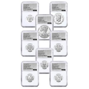 8-Coin Set - 2020-S U.S. Limited Edition Silver Proof Coins Set NGC PF70 UC ER Exclusive Silver Foil Label