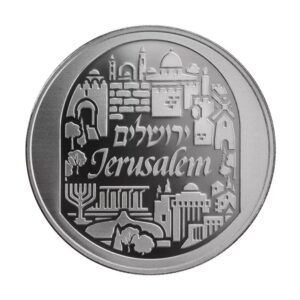 2023 Holy Land Mint 1oz Silver Jerusalem BU Round