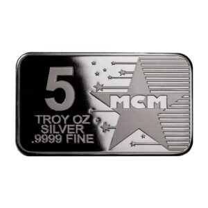 Sunshine Minting MCM Star (Type 2) 5 oz Silver Bar Brilliant Uncirculated