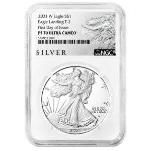 2021-W $1 1-oz T2 Proof American Silver Eagle NGC PF70UC FDI ALS Label
