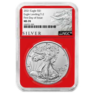 2021 $1 Type 2 American Silver Eagle NGC MS70 FDI ALS Label