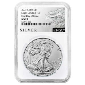 2021 $1 Type 2 American Silver Eagle NGC MS70 FDI ALS Label