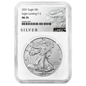 2021 $1 Type 2 American Silver Eagle NGC MS70 ALS Label
