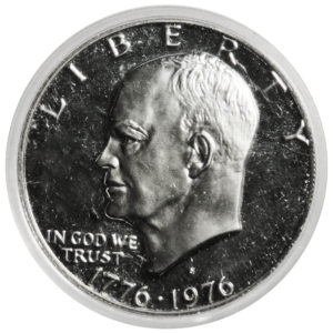1976-S Proof 40% Silver Ike Eisenhower Dollars Average Circulated $1 Face Value