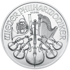 2021 1.50 Euro Silver Austrian Philharmonic 1 oz Brilliant Uncirculated