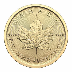 Canada 2024 $20 1/2oz Gold Maple Leafs BU