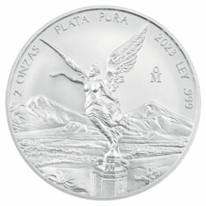 Mexico 2023 2 oz Silver Libertad BU