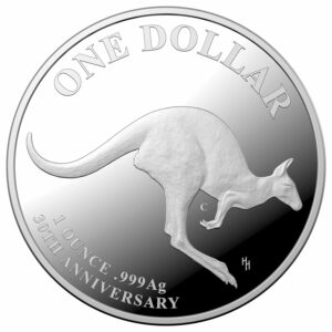 Australia 2023-C 1-oz Silver Kangaroo Mob of Thirty Proof