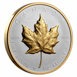 Canada 2023 Ultra High Relief Maple Leaf 1oz Silver Gilt Reverse Proof $20 Coin GEM Proof OGP