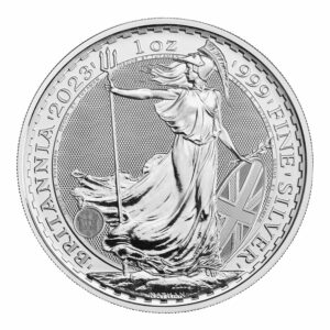 2023 Great Britain £2 1-oz Silver Britannia King BU