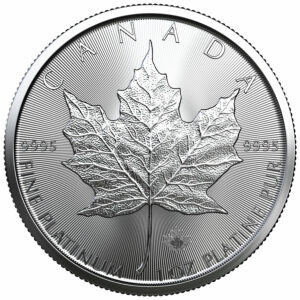 Canada 2023 1 oz Platinum Maple Leaf $50 Coin GEM BU