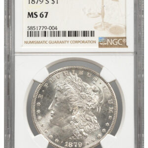 1879-S Morgan Silver Dollar NGC MS67