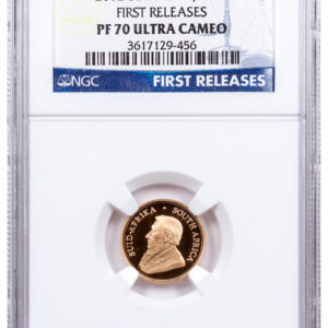 2012 South Africa 1/10 oz Gold Krugerrand Proof Coin NGC PF70 UC FR