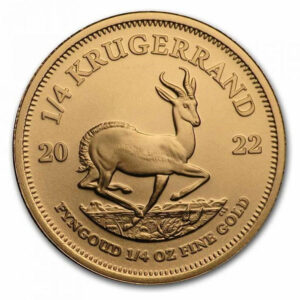 2022 South Africa Gold Krugerrand 1/4 oz Gold Coin BU
