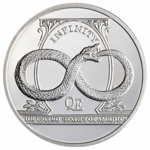 2022 Infinity High Relief 2 oz Silver Round GEM BU