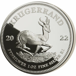 2022 South Africa 1 oz Silver Krugerrand Proof Coin GEM Proof OGP
