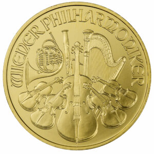 2022 Austria 1 oz Gold Philharmonic €100 Coin GEM BU