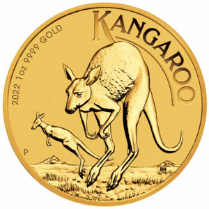 2022-P Australia Gold Kangaroo 1 oz Gold $100 Coin GEM BU