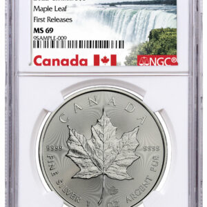 2022 Canada 1 oz Silver Maple Leaf $5 Coin NGC MS69 FR Exclusive Canada Label