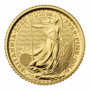 2022 Great Britain 1/10 oz Gold Britannia £10 Coin GEM BU