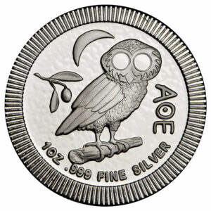 2021 Niue Athenian Owl - Stackable 1 oz Silver $2 Coin GEM BU