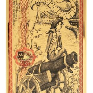 Goldbacks - Aurum Gold Foil Note (24KT) - New Hampshire 10 GEM BU