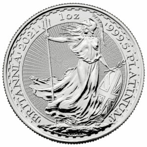 2021 Great Britain Britannia 1 oz Platinum £100 Coin GEM BU
