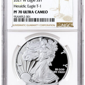 2021-W Silver Type 1 Proof American Eagle NGC PF70 UC