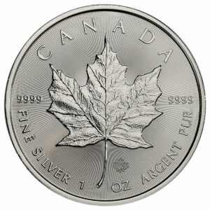 2021 Canada 1 oz Silver Maple Leaf $5 Coin GEM BU